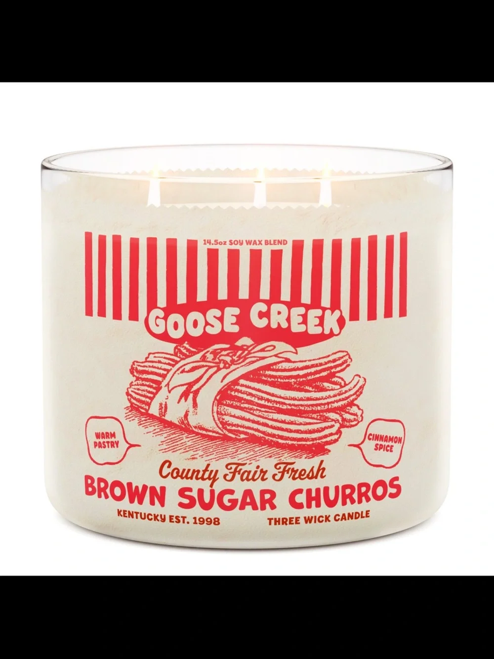 🤎 GC Brown Sugar Churros 3-Wick Scented Candle NEW